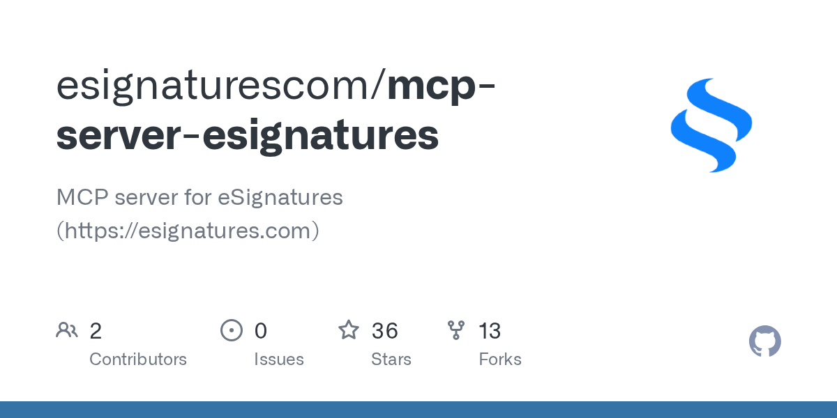 mcp-server-esignatures logo