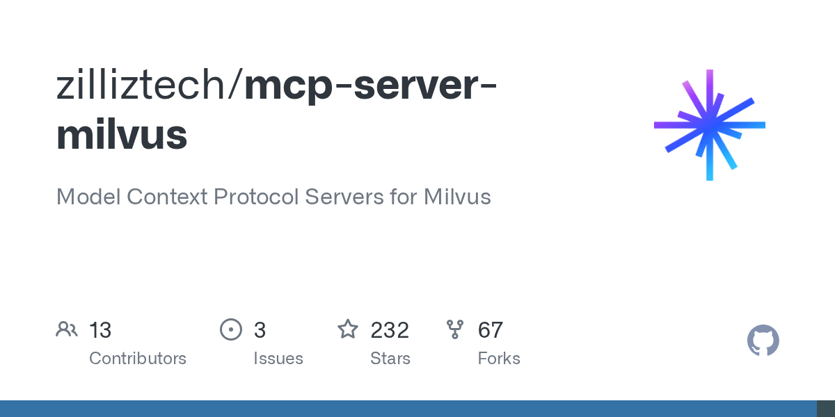 mcp-server-milvus logo