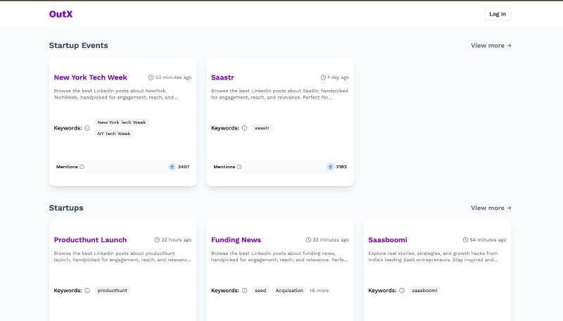 Social listening linkedin | OutX.ai