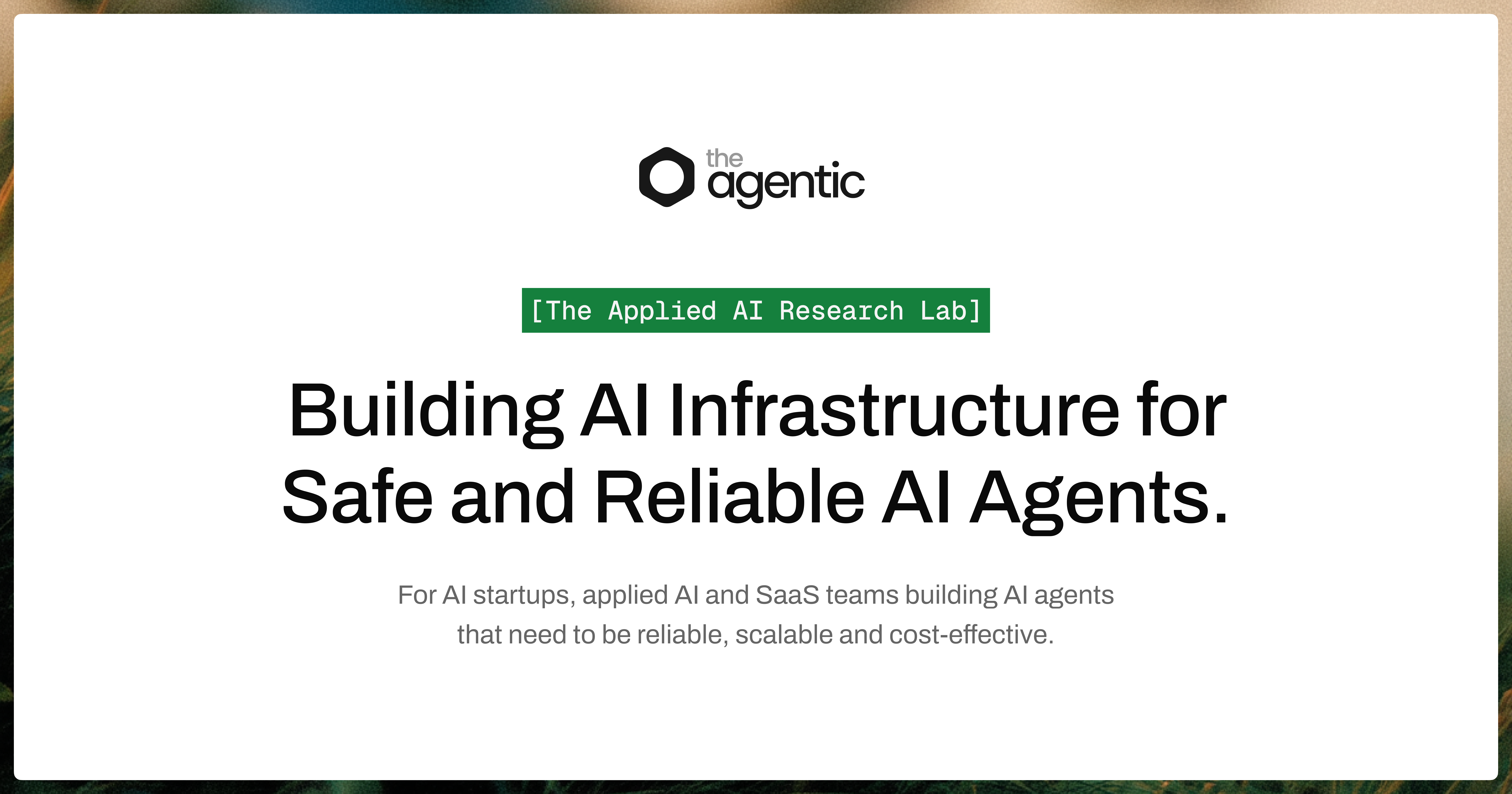 TheAgentic AI