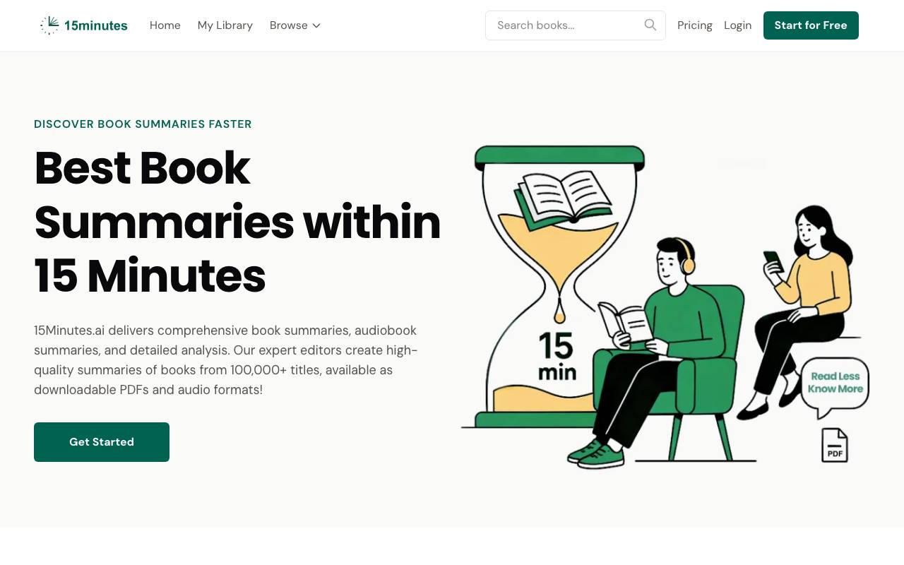 15Minutes website preview