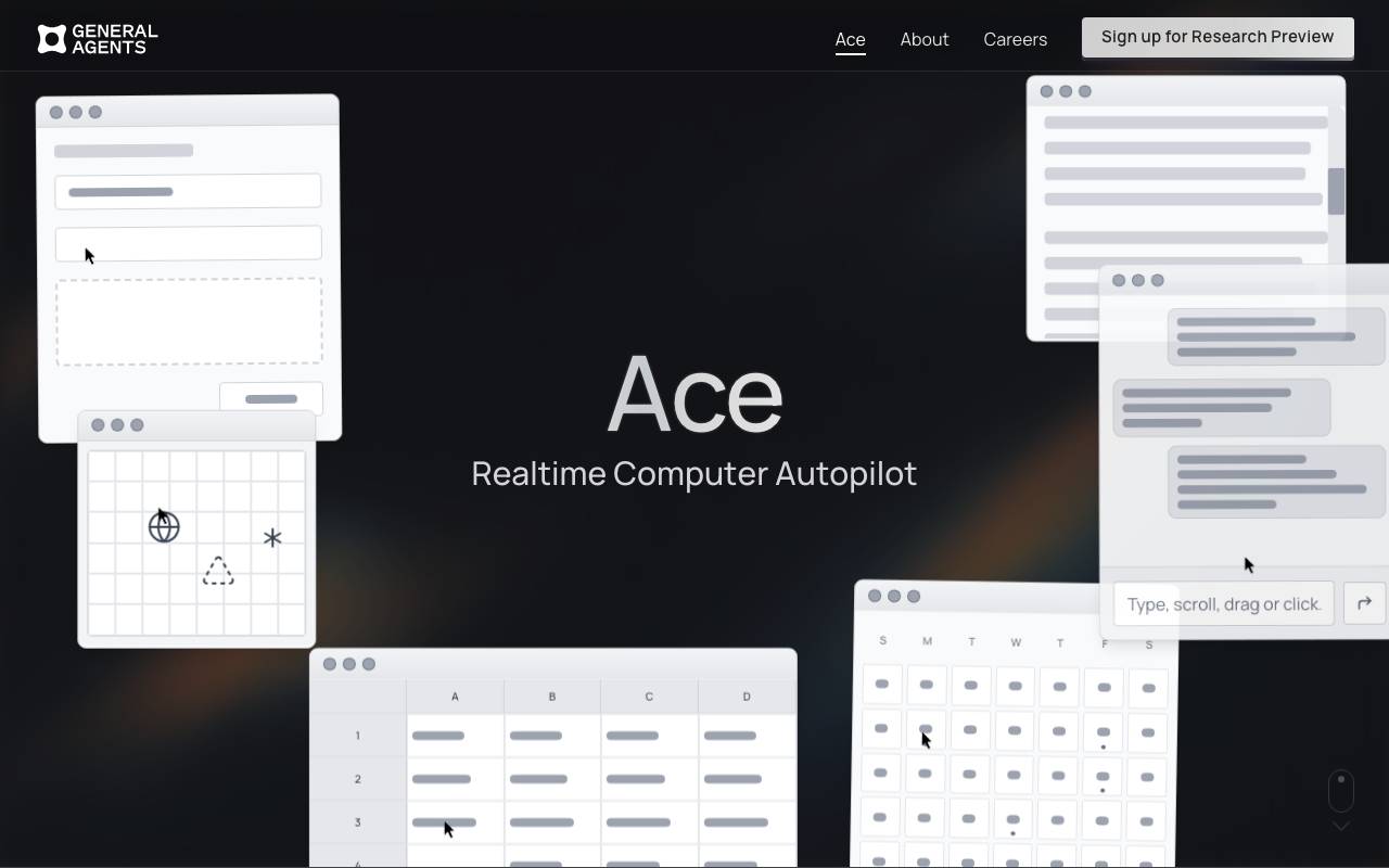 Ace by General Agents website preview