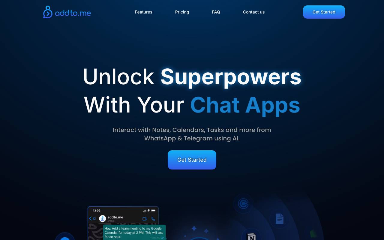 addto.me website preview