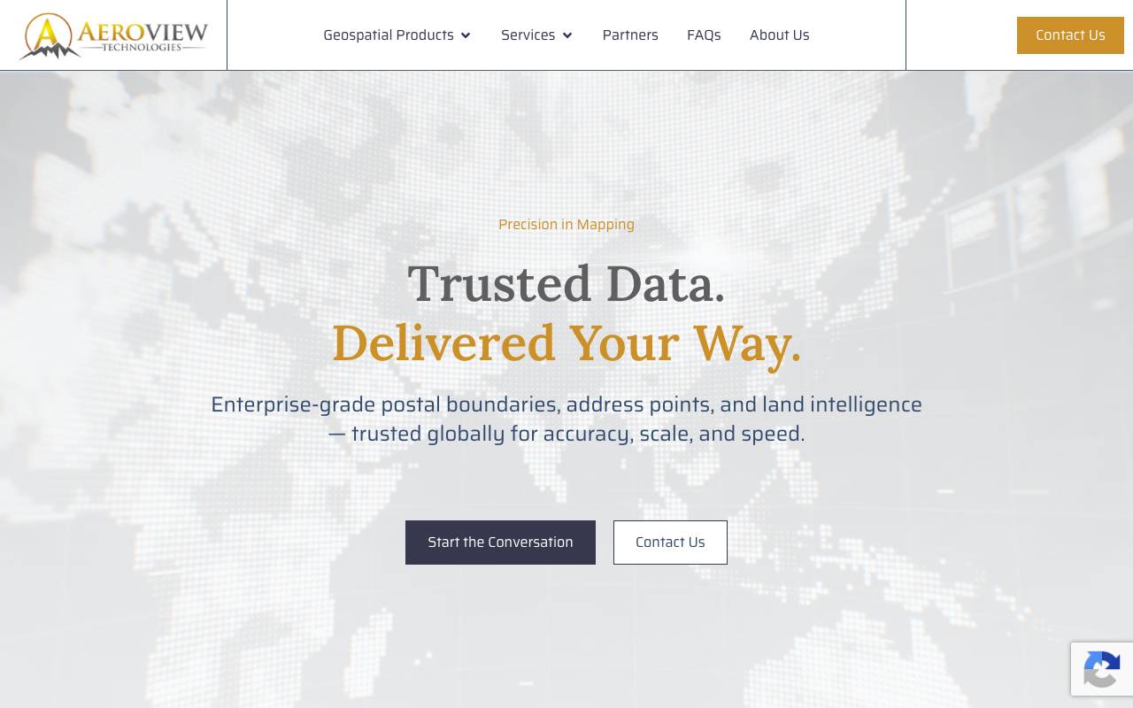 Aeroview website preview