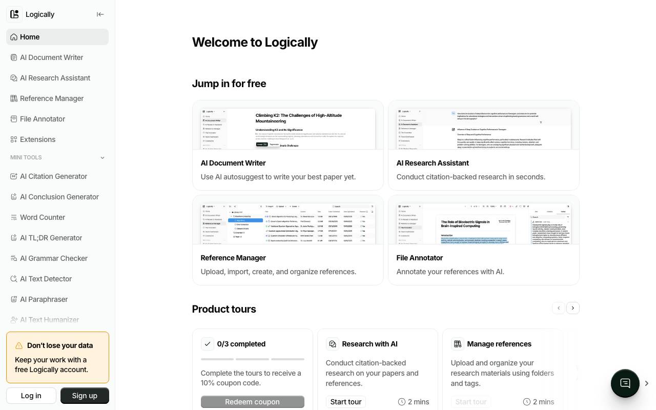 Afforai website preview