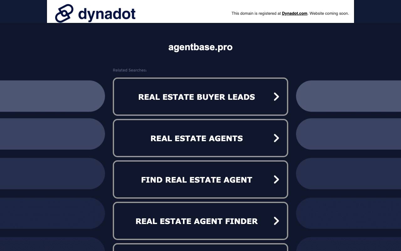 AgentBase PRO website preview