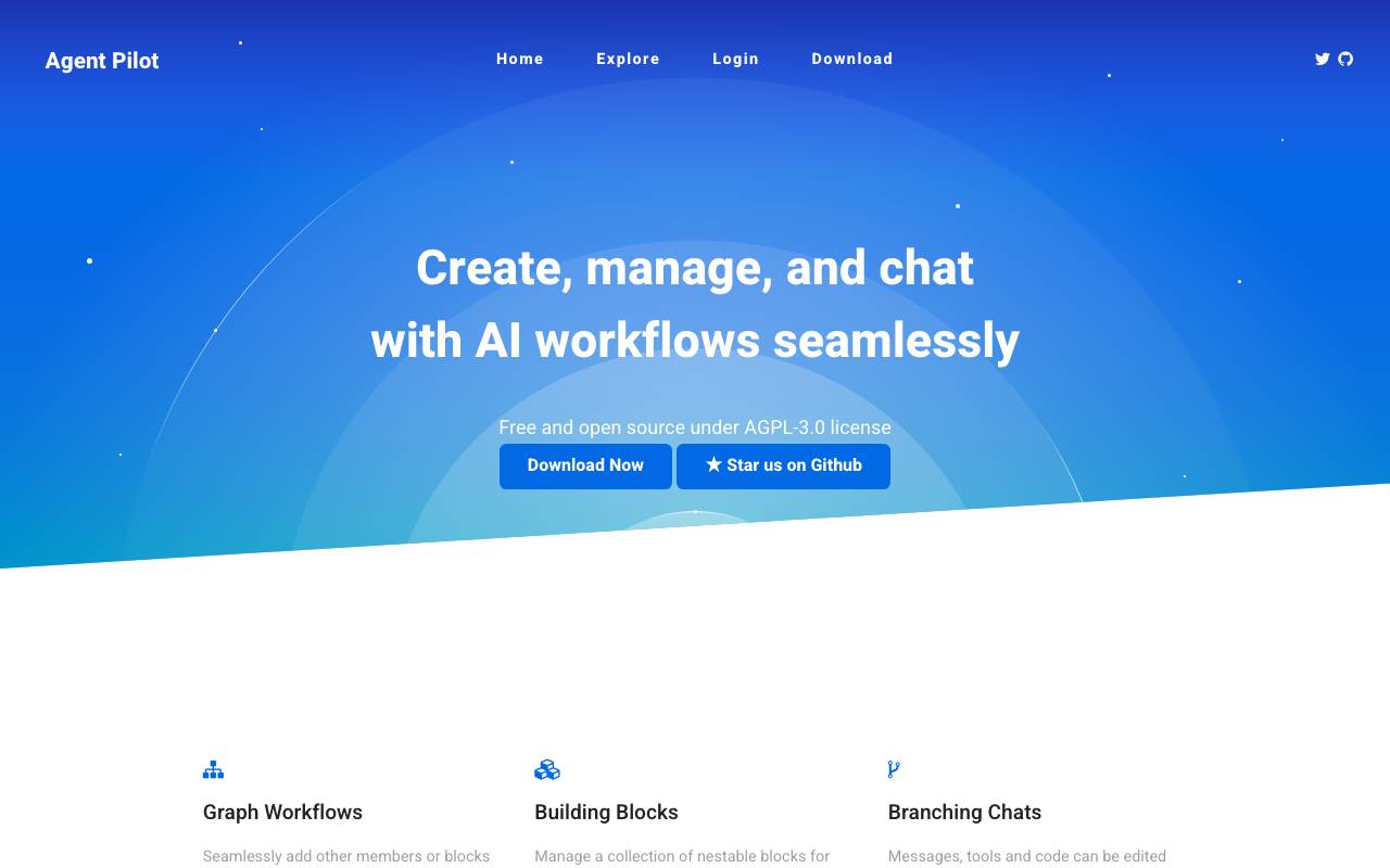 agentpilot website preview