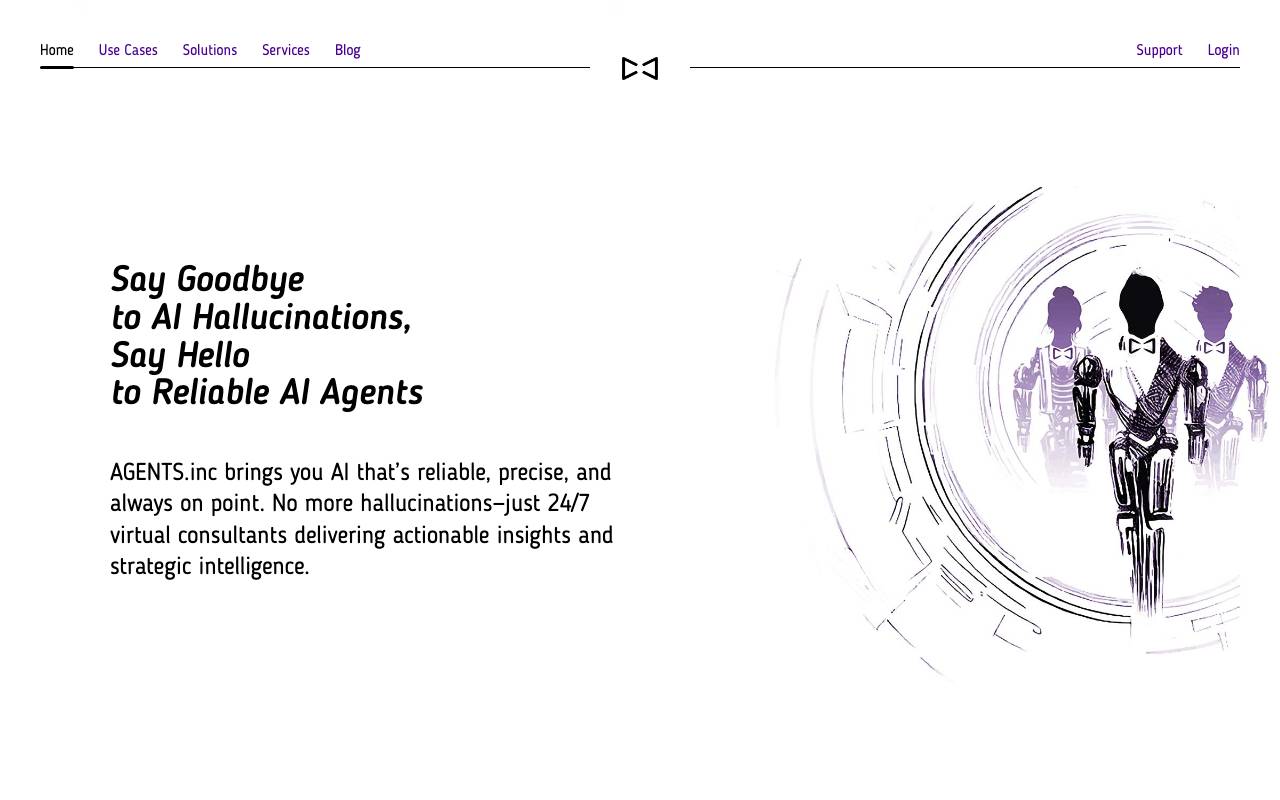 AGENTS.inc website preview