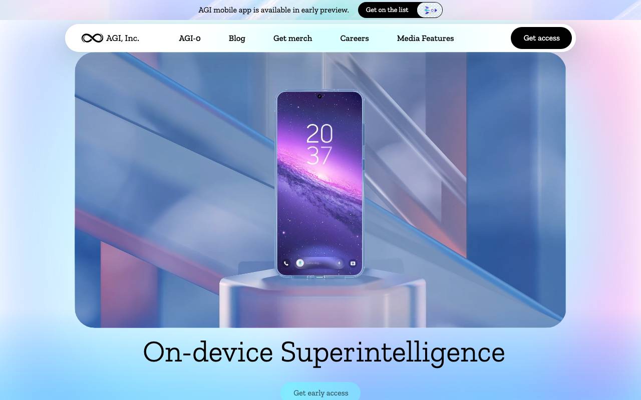 AGI, Inc. website preview