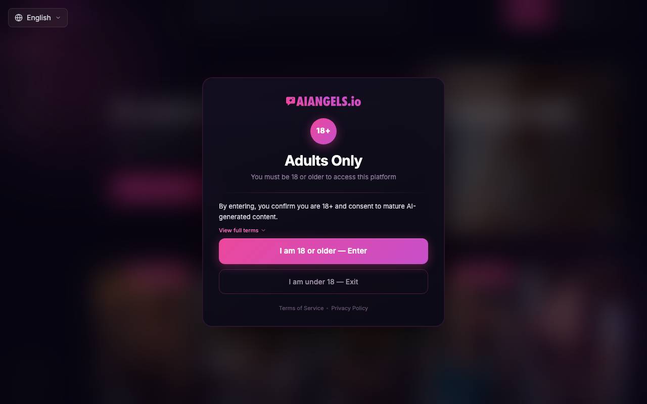 Ai Angels website preview