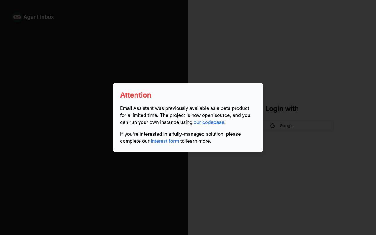 AI Email Assistant website preview
