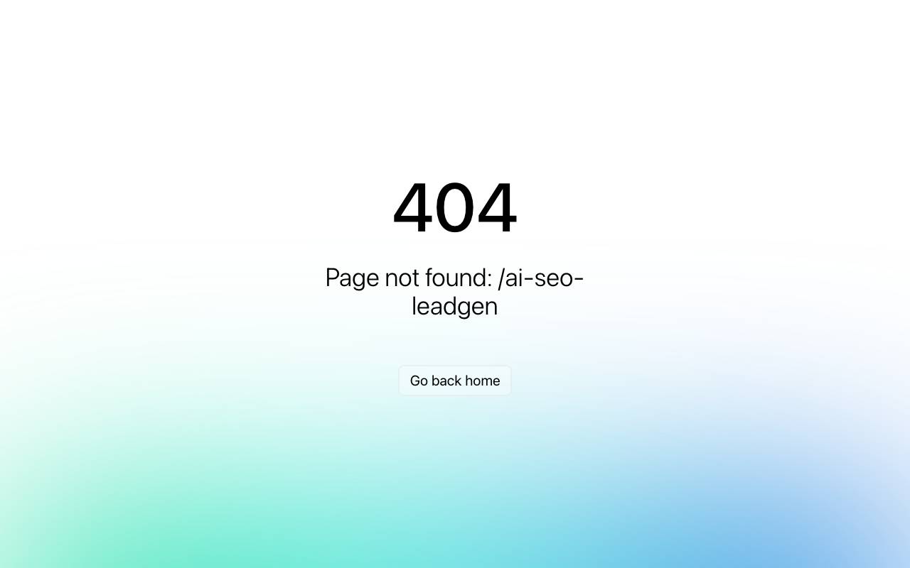 AI Page Ready website preview