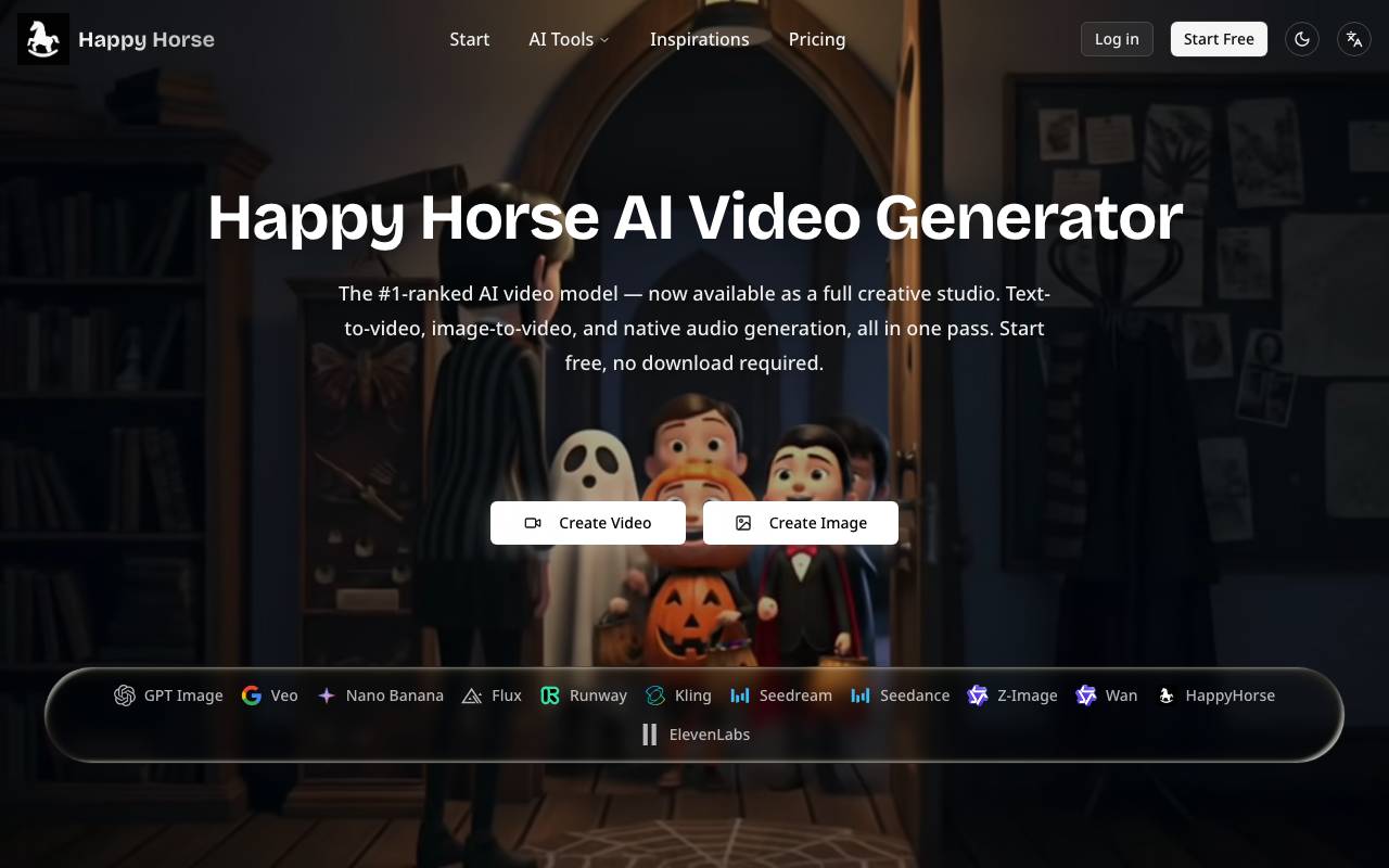 aihappy-horse website preview