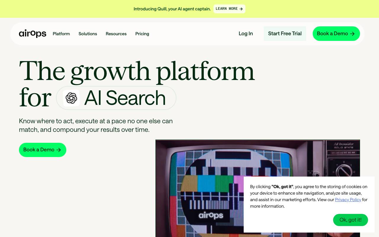 AirOps website preview