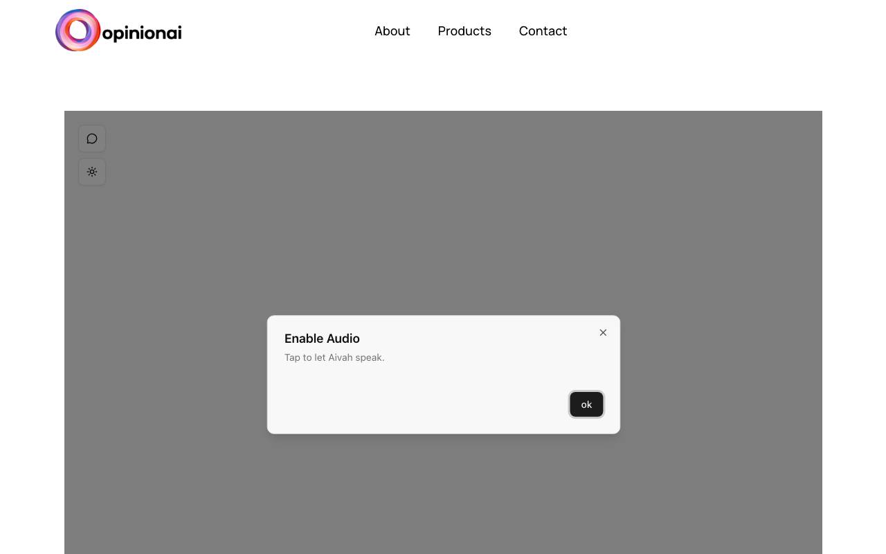 Aivah website preview