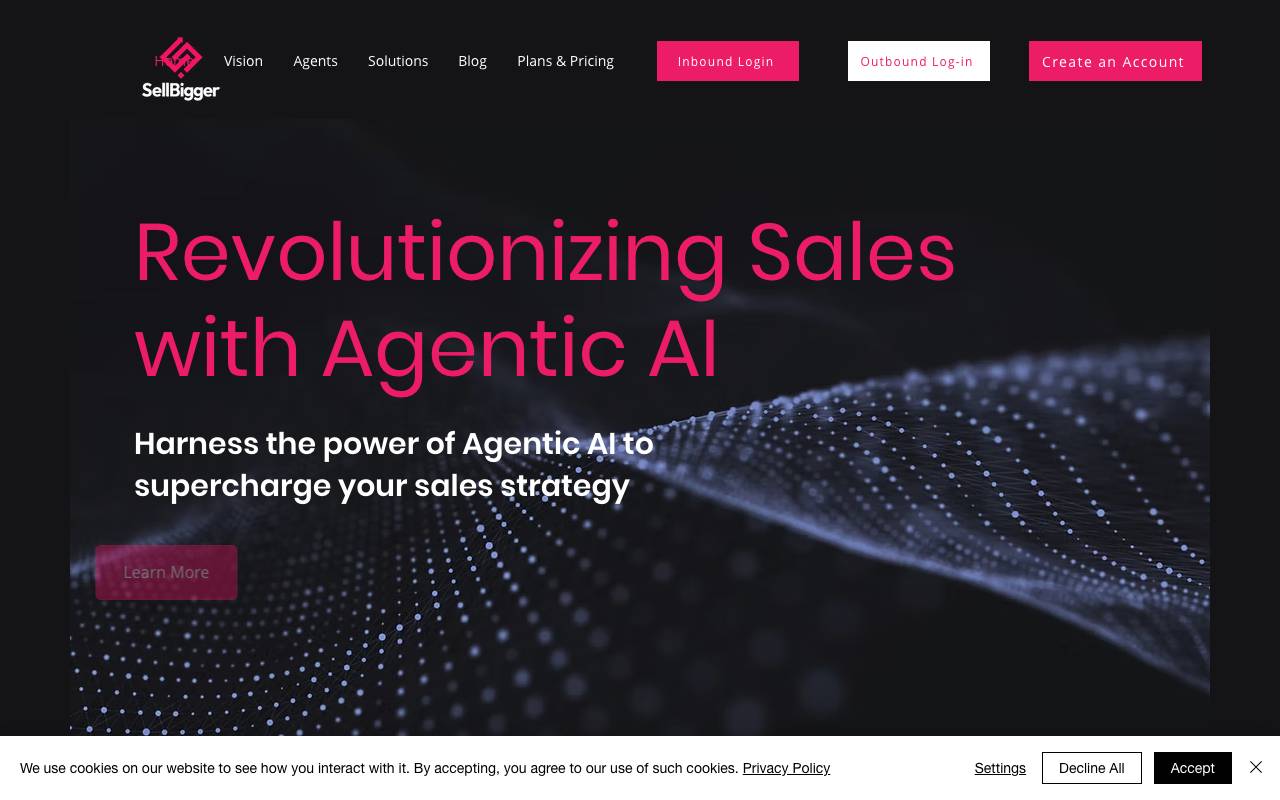 Alex website preview