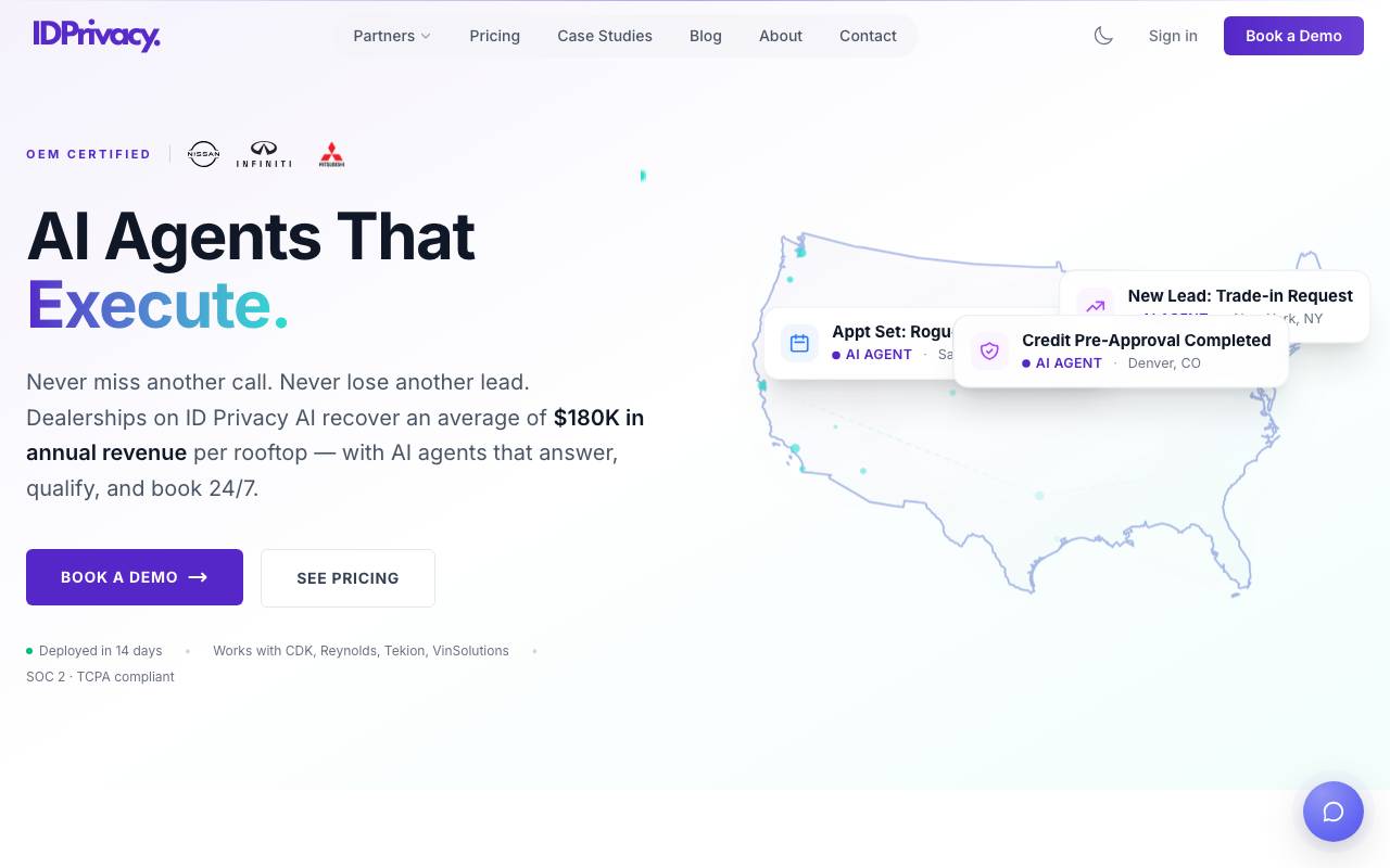 Alice AI website preview