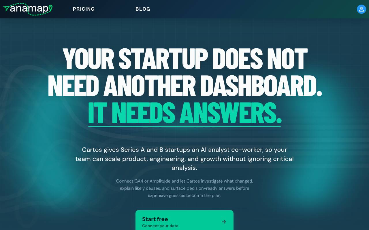 Anamap website preview
