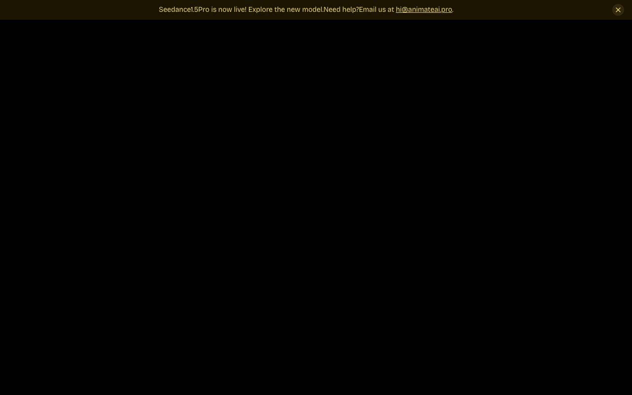 Animate AI website preview