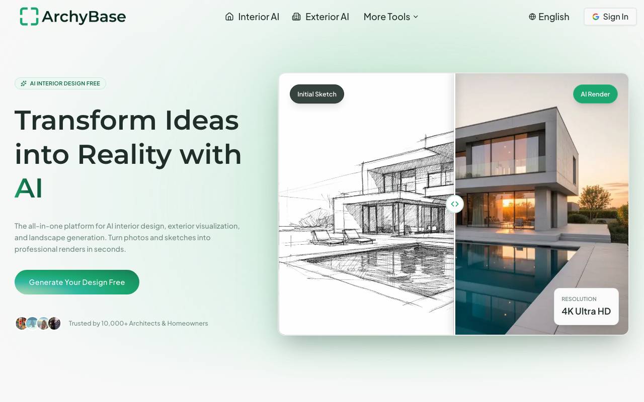 ArchyBase website preview
