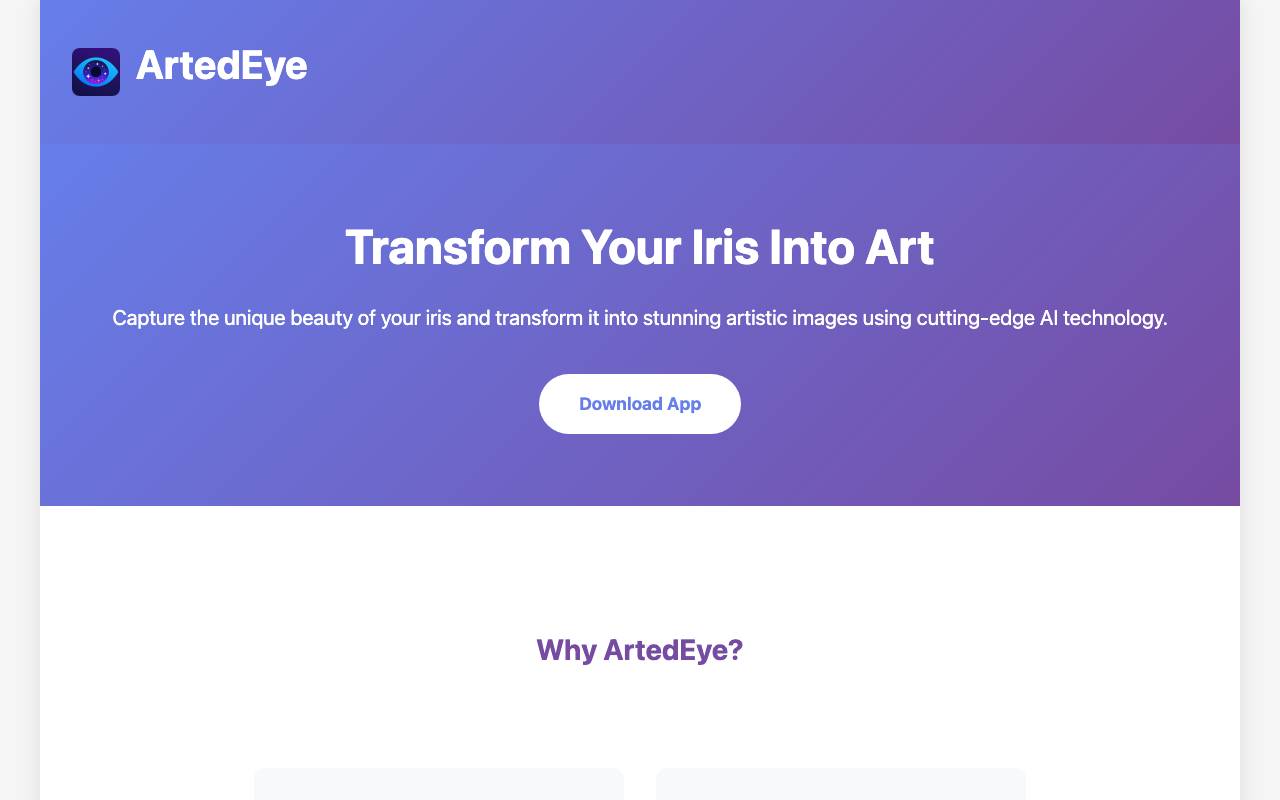 ArtedEye website preview