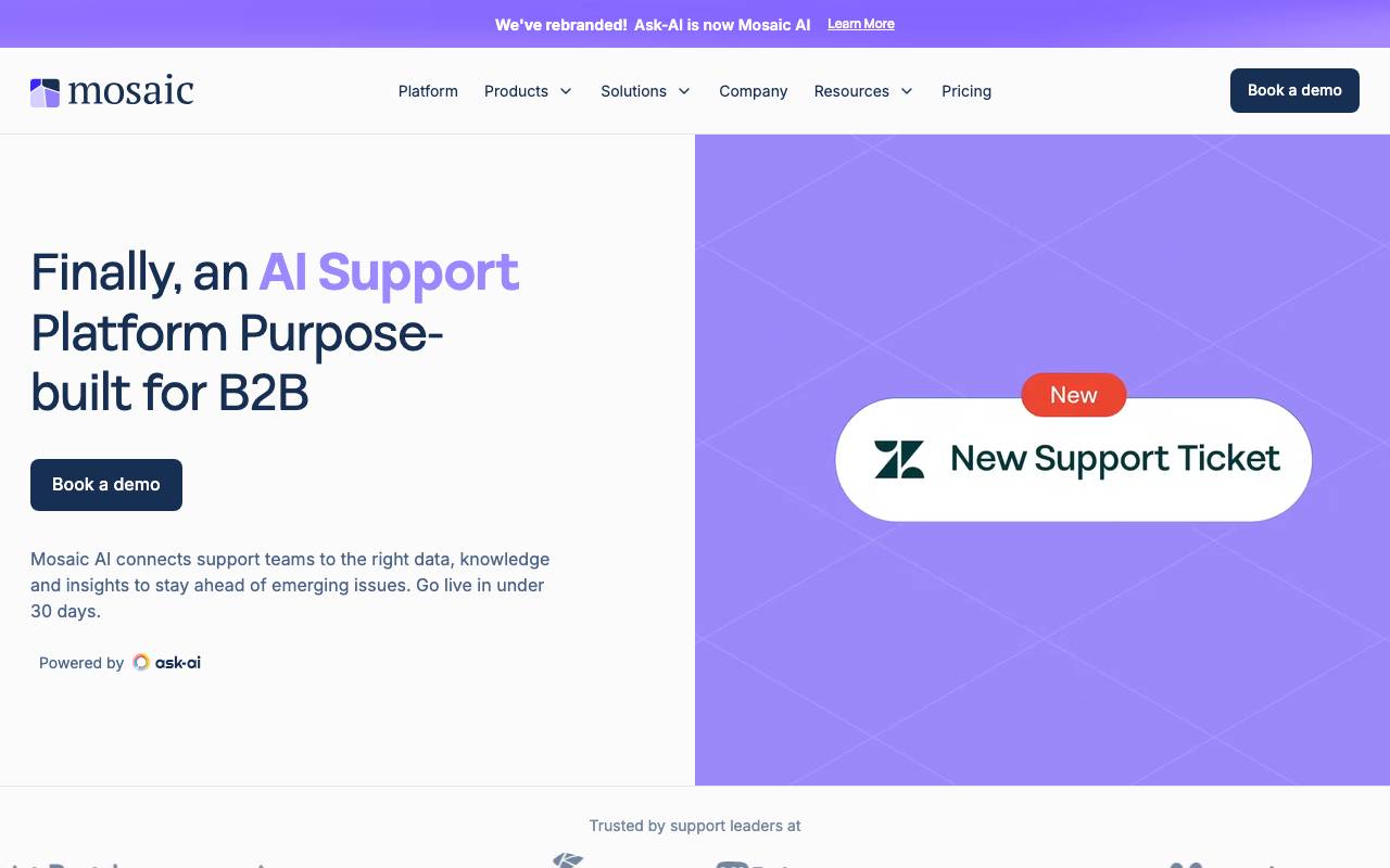 Ask-AI website preview
