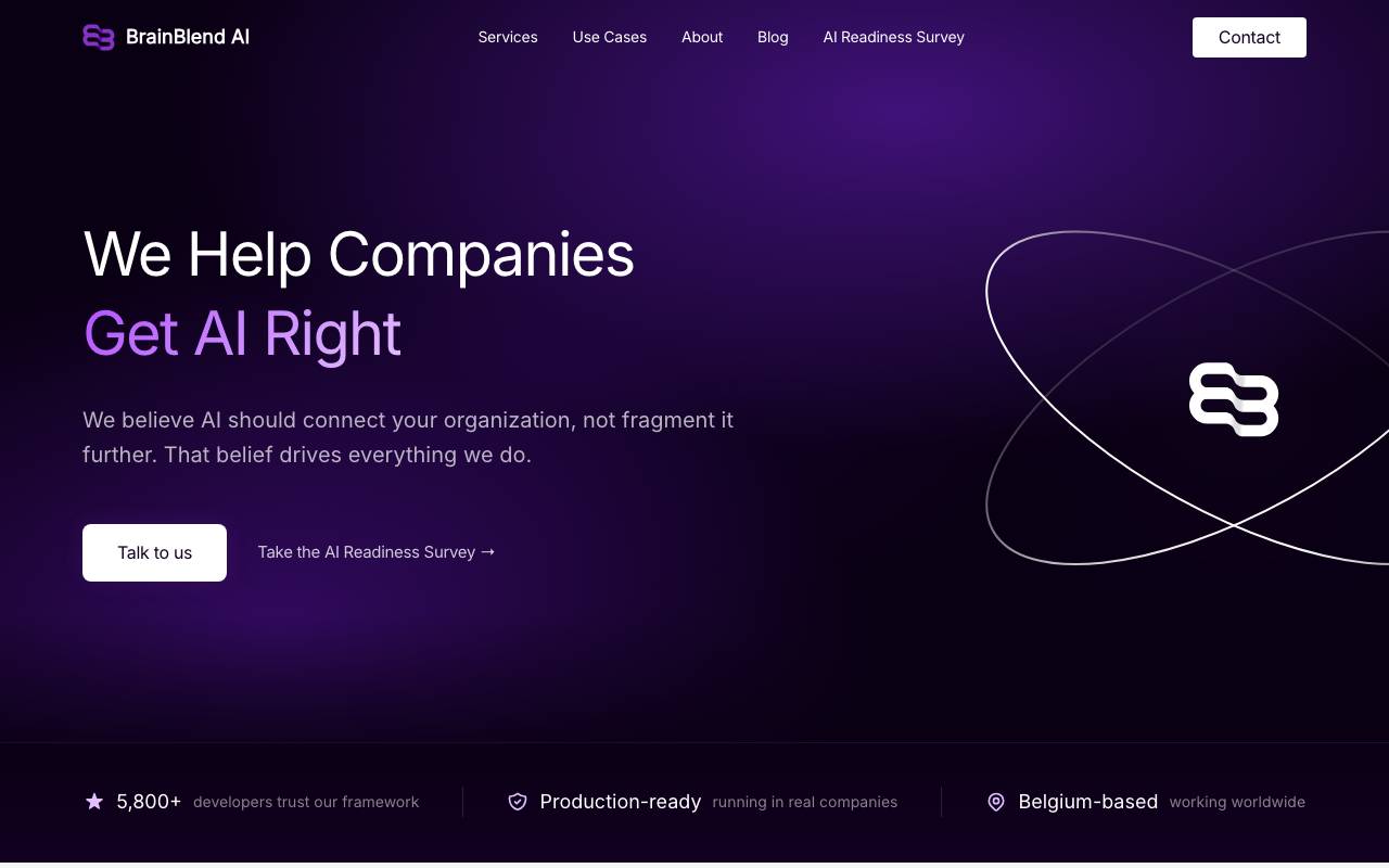 Atomic Agent website preview