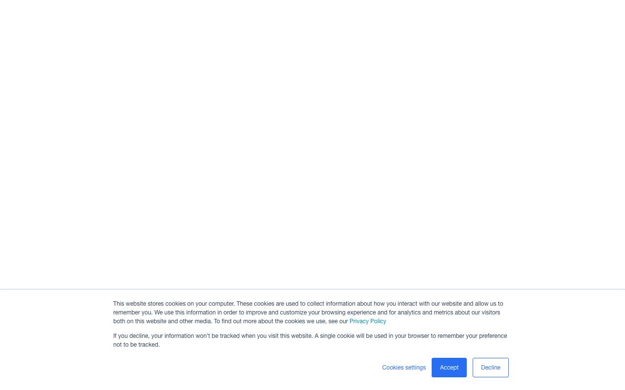 Aurora website preview