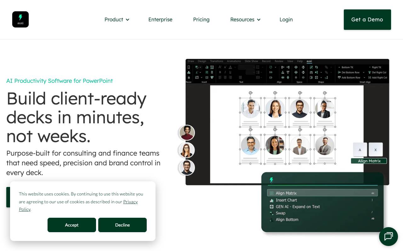 auxi website preview