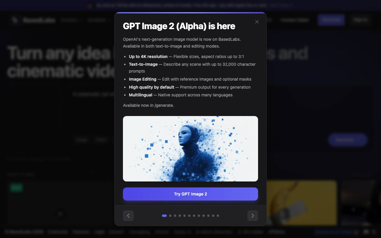 BasedLabs AI website preview