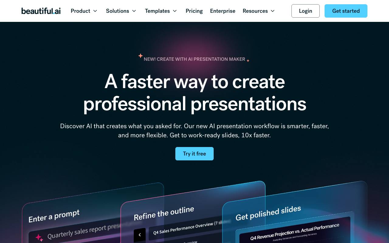 Beautiful Ai website preview