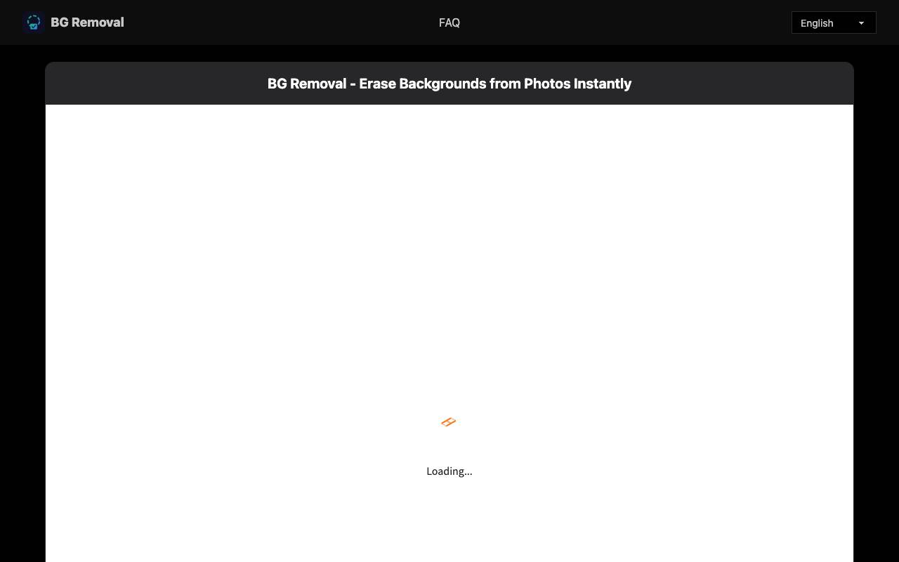 BG Removal website preview