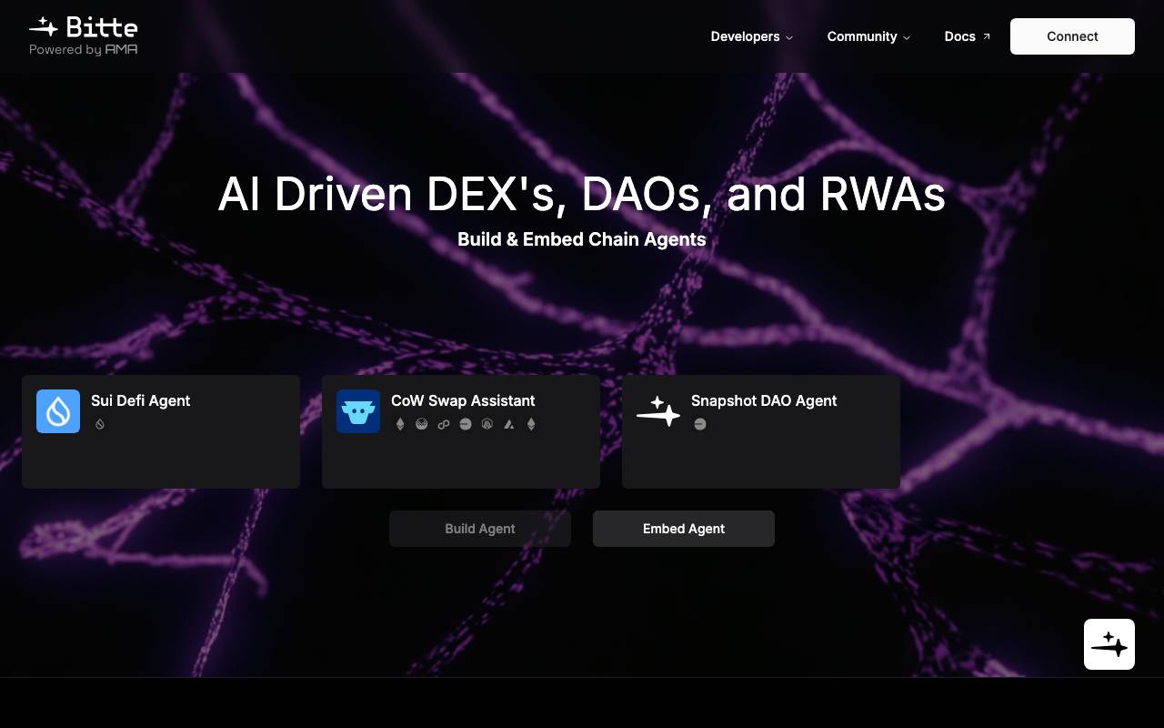 BitteAI website preview