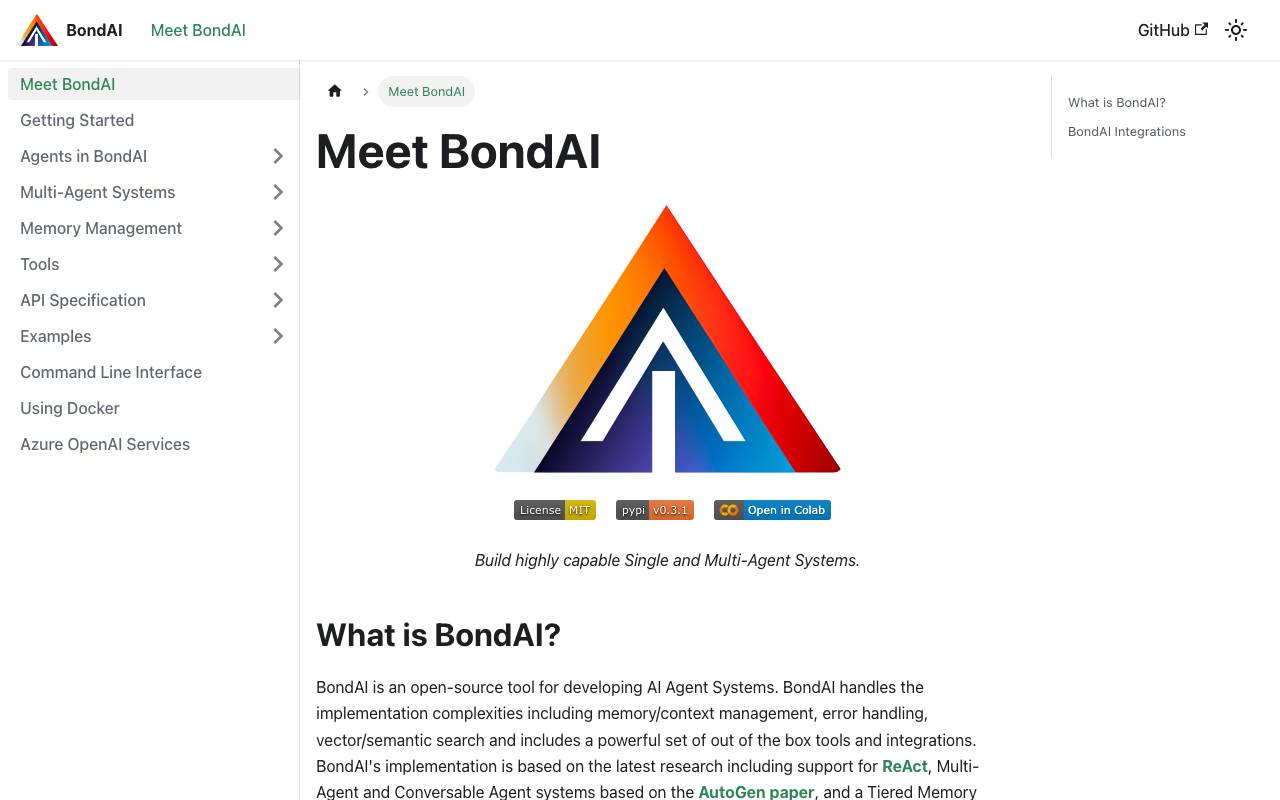 BondAI website preview