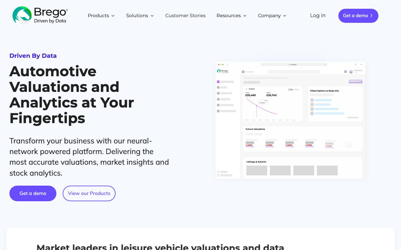 Brego website preview