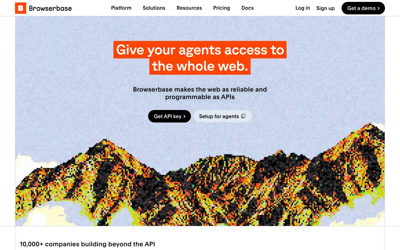Browserbase website preview