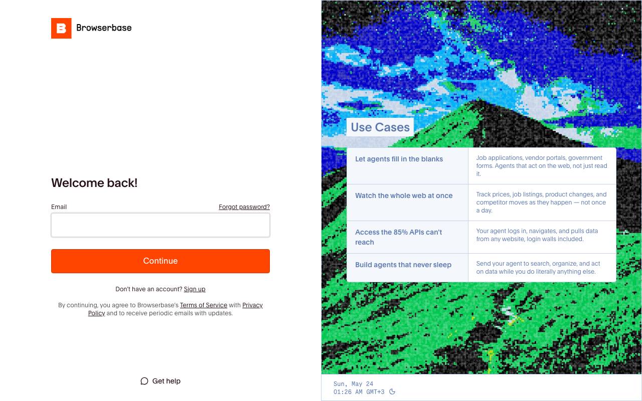 Browserbase Director website preview