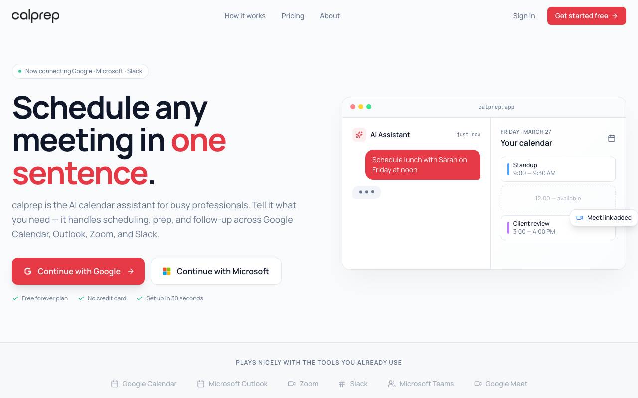 calprep website preview
