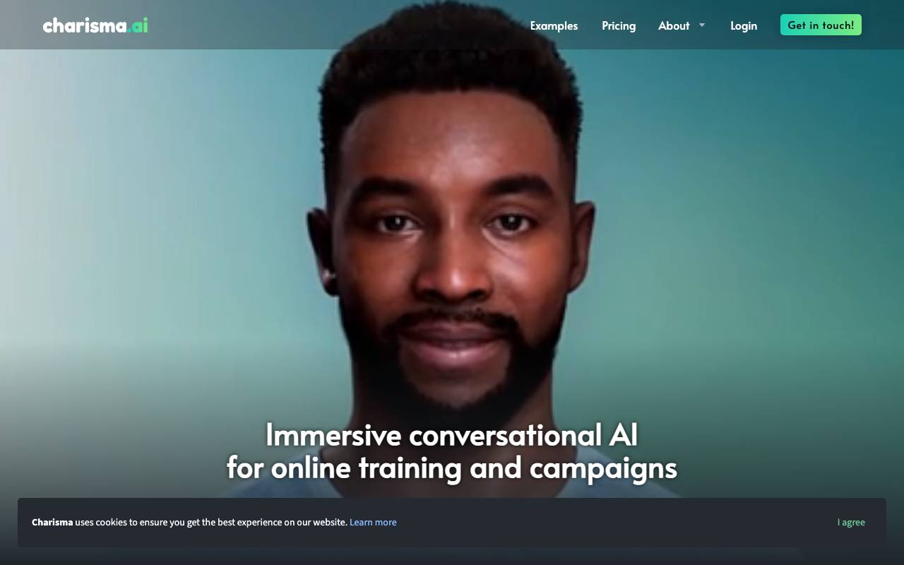 Charisma.ai website preview