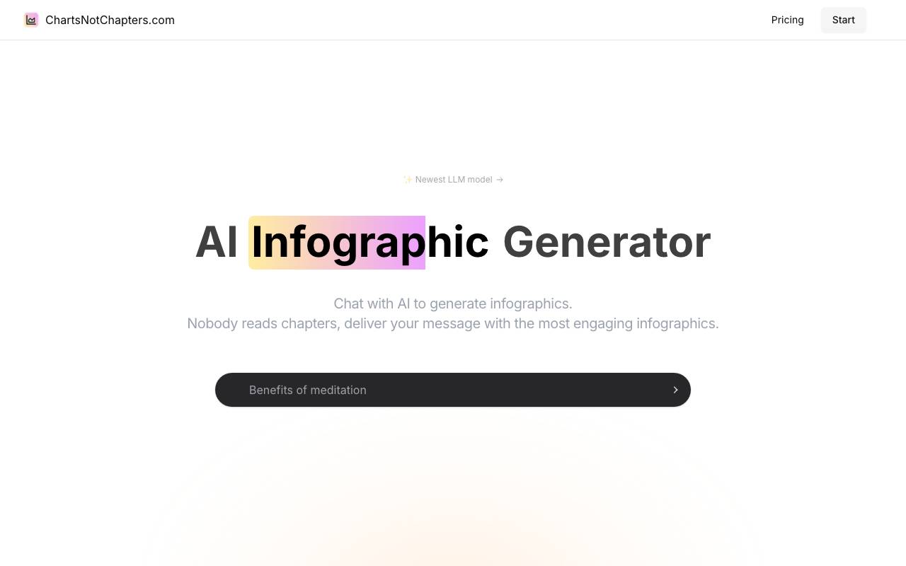 Charts Not Chapters website preview