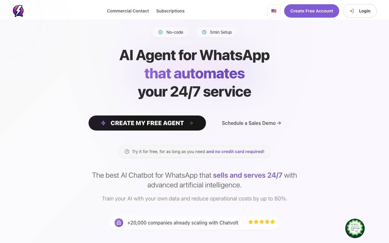 Chatvolt website preview