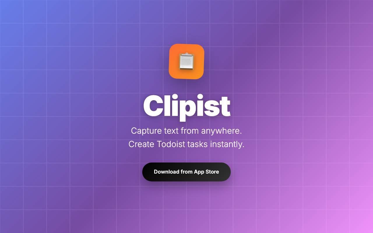 Clipist website preview