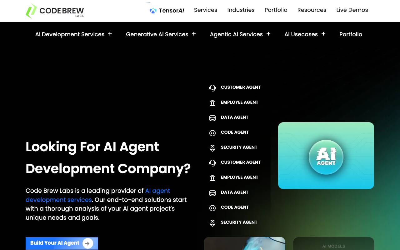 Code Brew Labs website preview