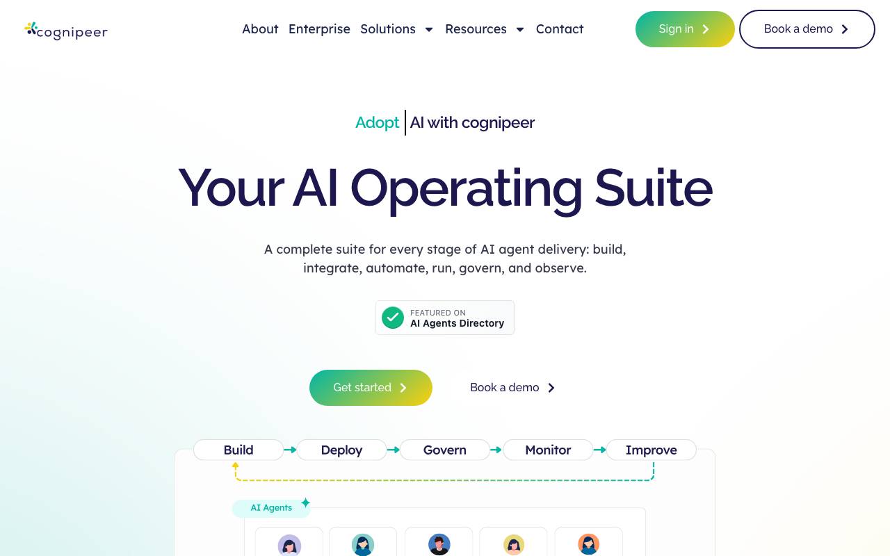 cognipeer website preview
