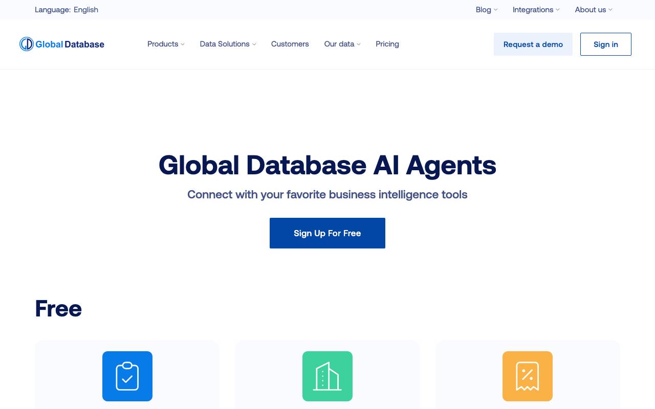 Company Status Agent website preview