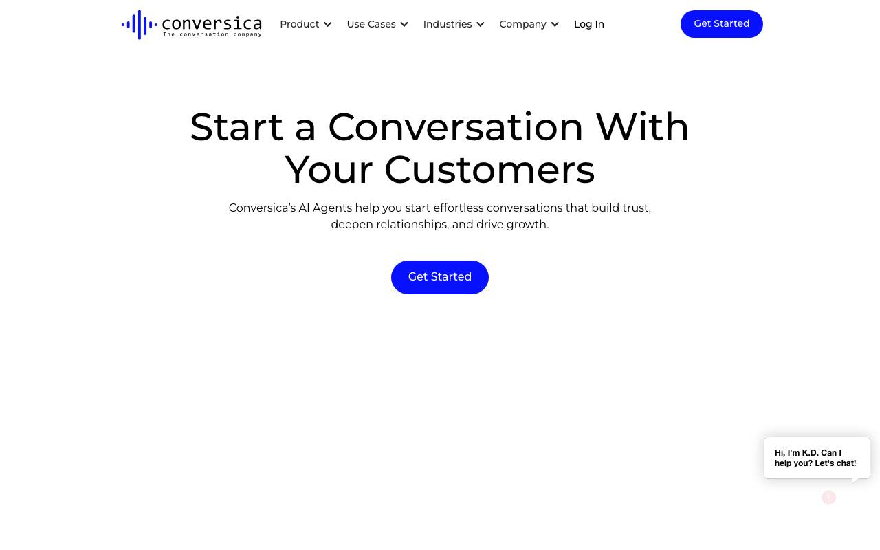 Conversica website preview