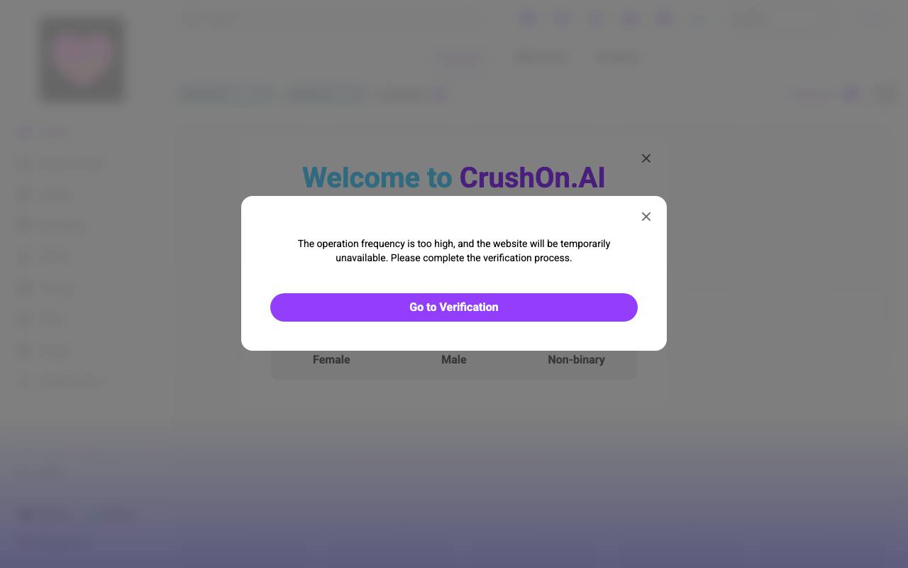 CrushOn.AI website preview