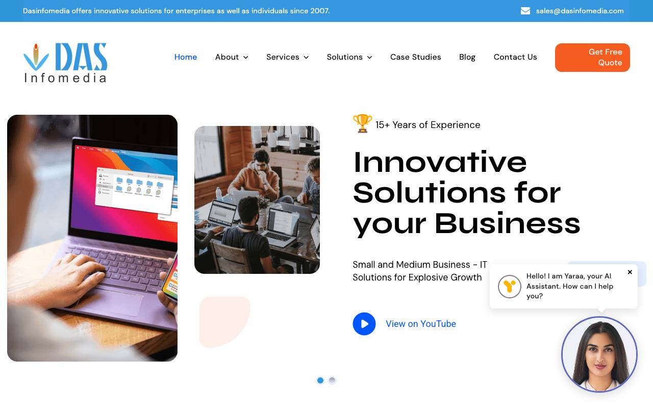 Dasinfomedia website preview