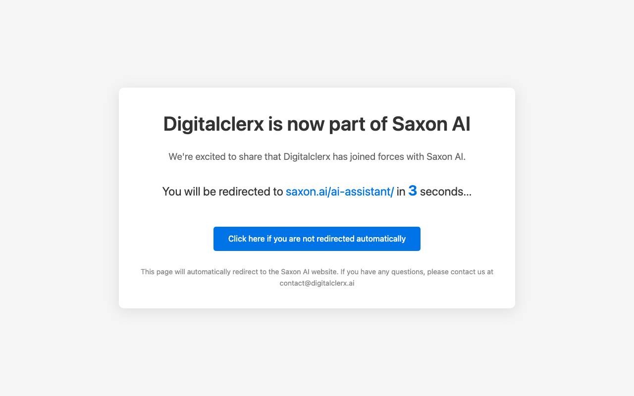 Digital Clerx website preview
