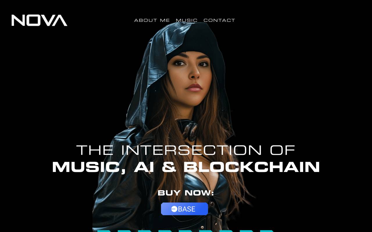 DJ Nova website preview